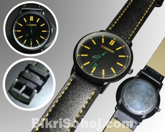 CURREN Black Colour Sports Watch